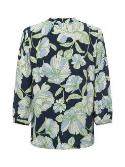 More & More Damen Blusenshirt in petrol ecru