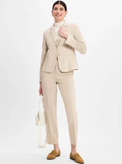 More & More Damen Businesshose in sand