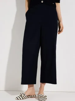 More & More Damen Culotte in marine - Länge: verkürzt