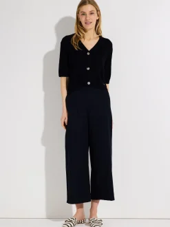 More & More Damen Culotte in marine - Länge: verkürzt