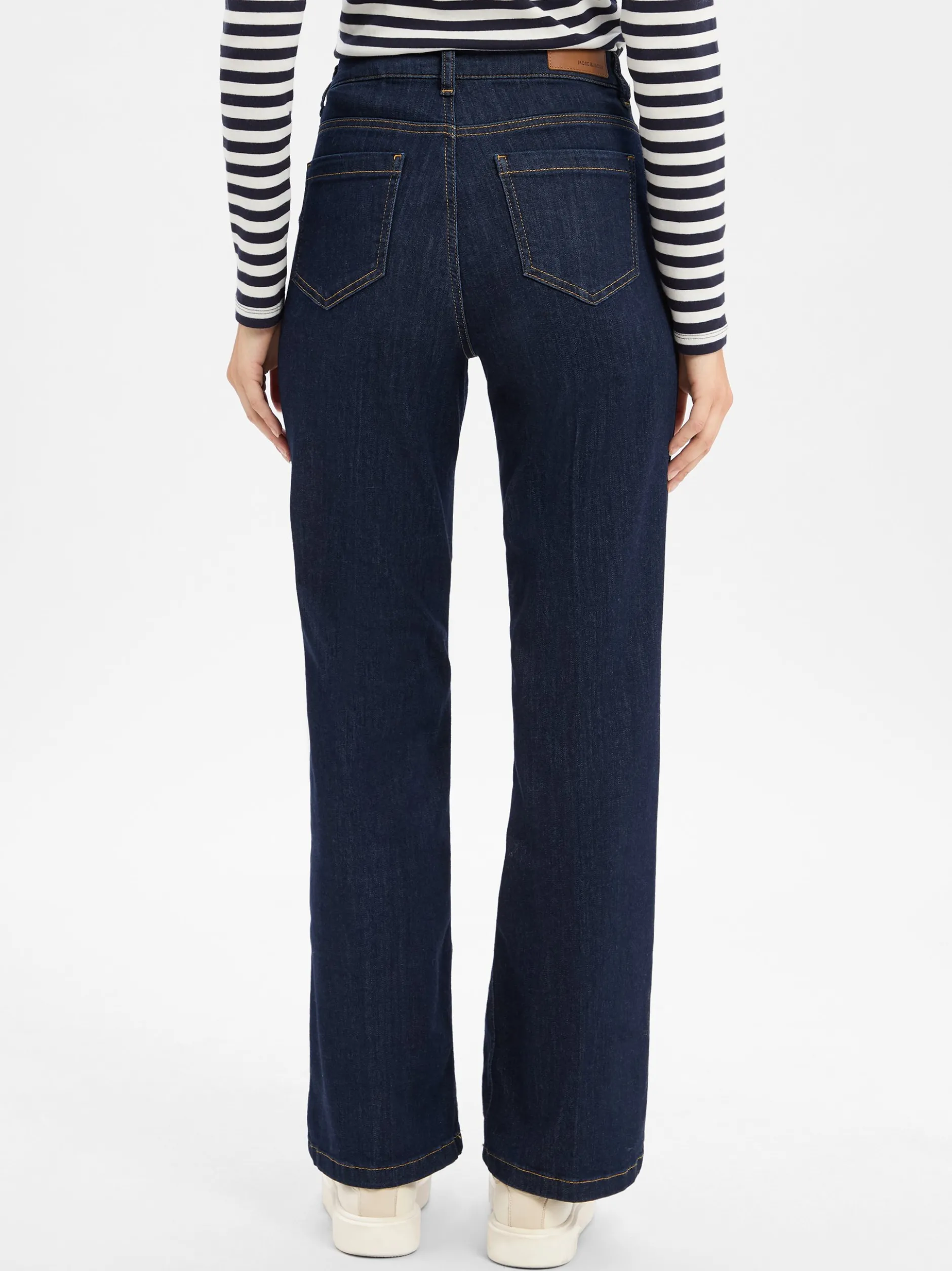 More & More Damen Jeans in marine - Länge: lang