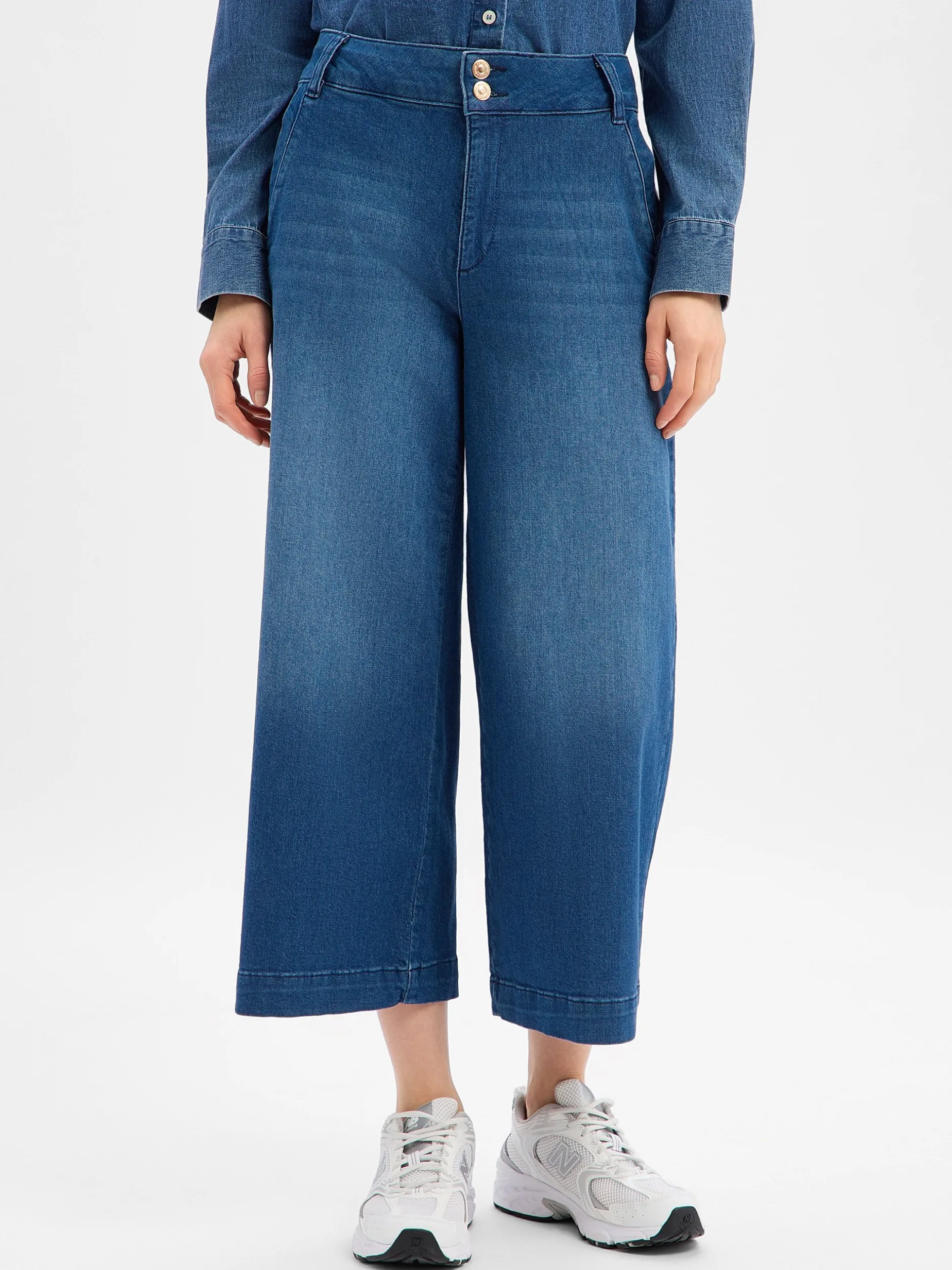 More & More Damen Jeans in medium stone