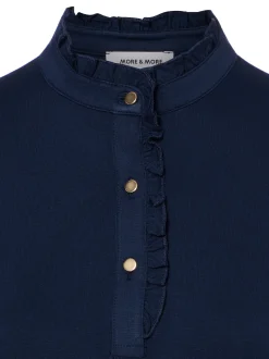 More & More Damen Langarmshirt in marine