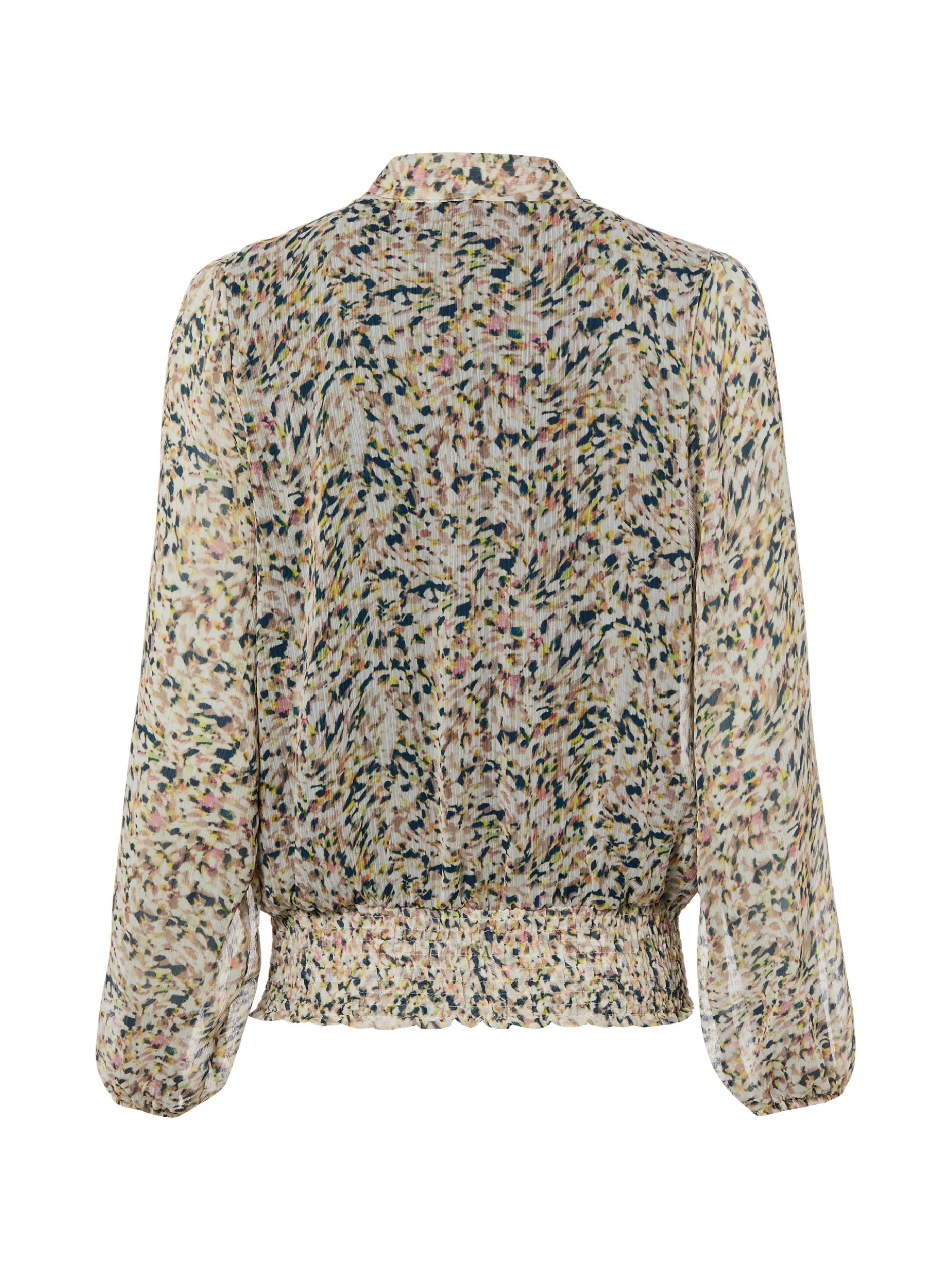 More & More Damen Schluppenbluse in ecru taupe