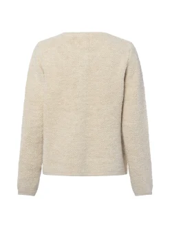 More & More Damen Strickjacke in beige - Ärmel: langarm