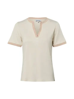 More & More Damen T-Shirt in beige - Ärmel: kurzarm