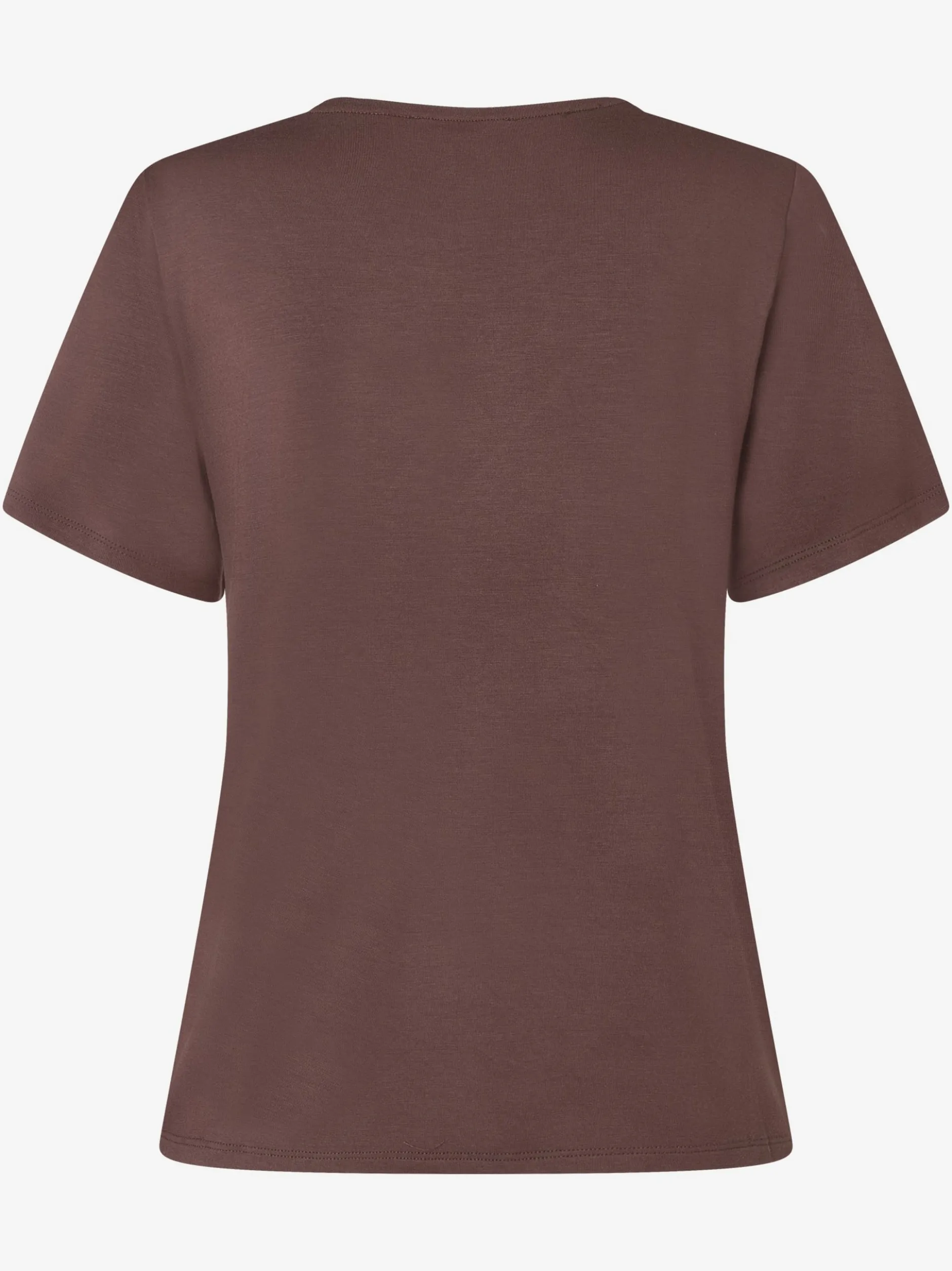 More & More Damen T-Shirt in schoko - Ärmel: kurzarm