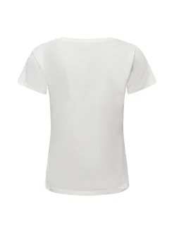 More & More Damen T-Shirt in weiß - Ausschnitt: Rundhals