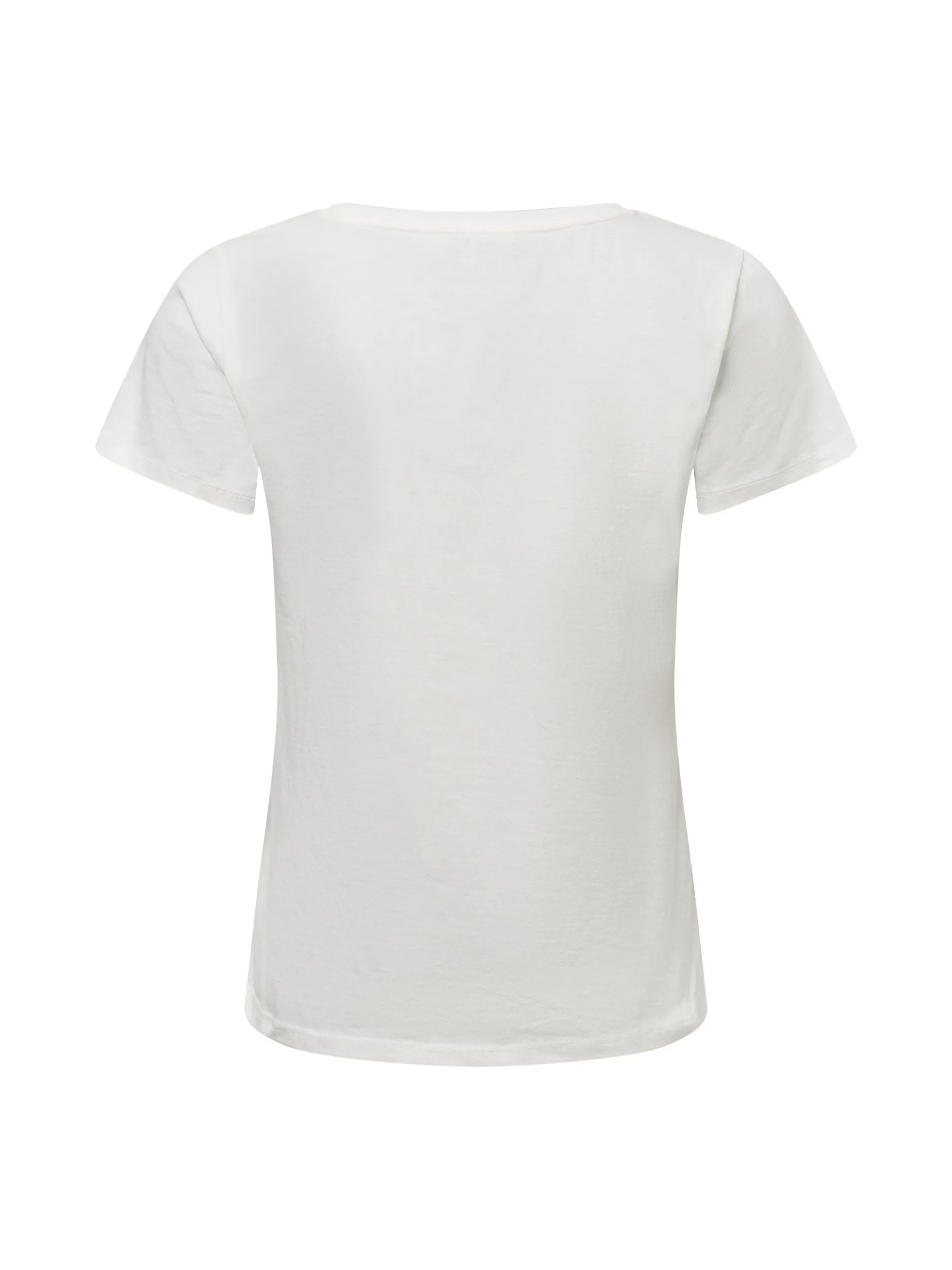 More & More Damen T-Shirt in weiß - Ausschnitt: Rundhals