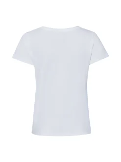 More & More Damen T-Shirt in weiß mehrfarbig