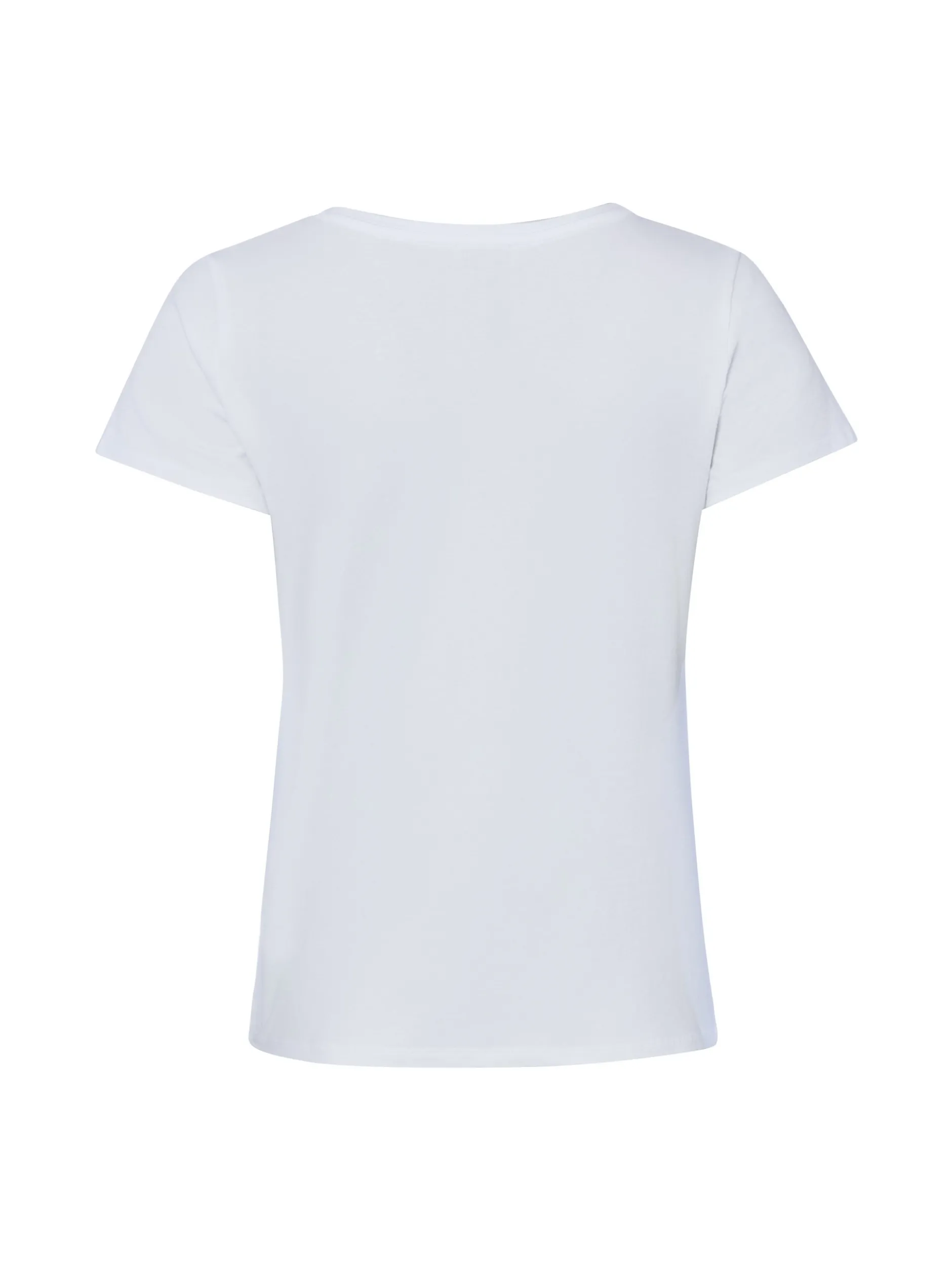 More & More Damen T-Shirt in weiß mehrfarbig