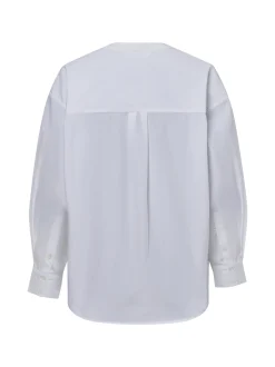 Msch Copenhagen Damen Businessbluse - MSCHNadetta Zenika in weiß