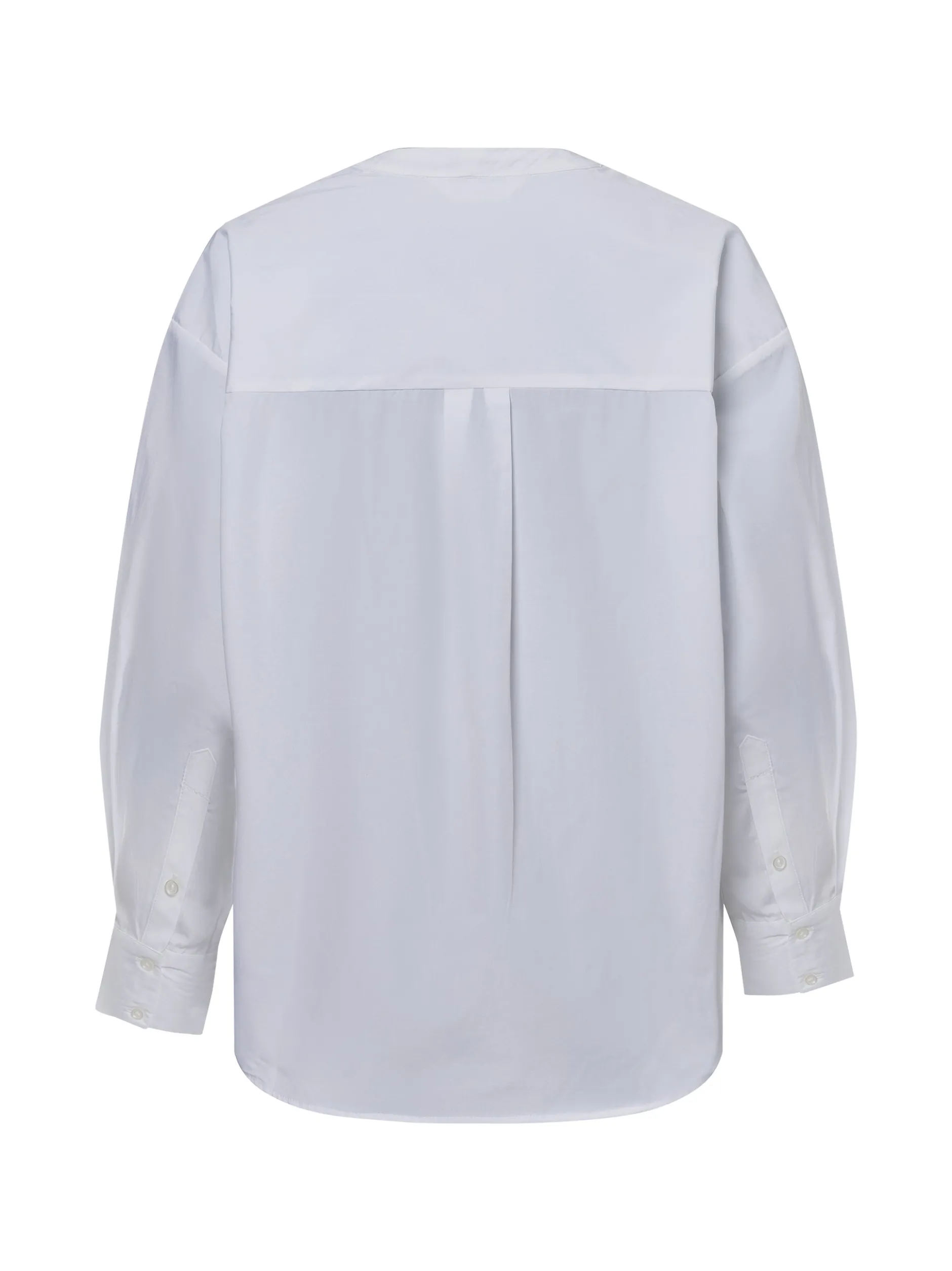 Msch Copenhagen Damen Businessbluse - MSCHNadetta Zenika in weiß