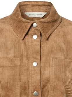 Msch Copenhagen Damen Cordbluse - MSCHArcelle in camel
