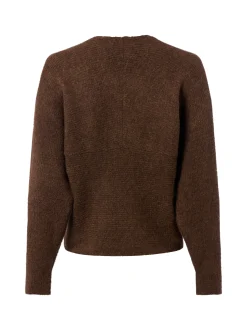 Msch Copenhagen Damen Pullover mit Alpaka-Anteil - MSCHZinelle in schoko
