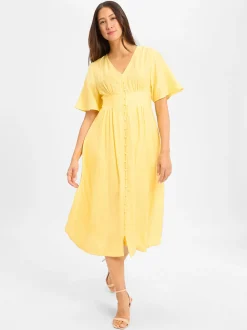Msch Copenhagen Damen Sommerkleid MSCHJasmille Vlora in mais