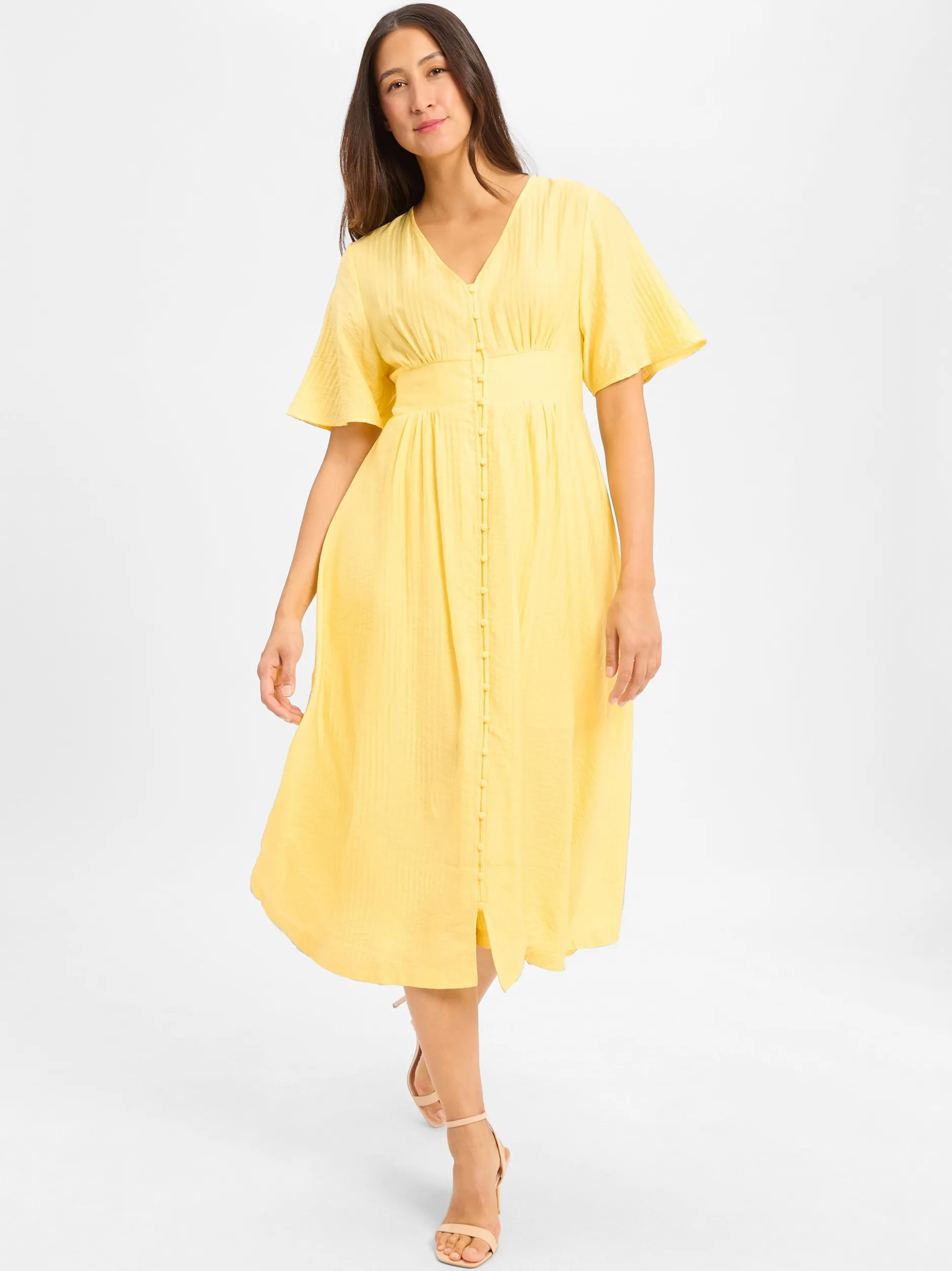 Msch Copenhagen Damen Sommerkleid MSCHJasmille Vlora in mais