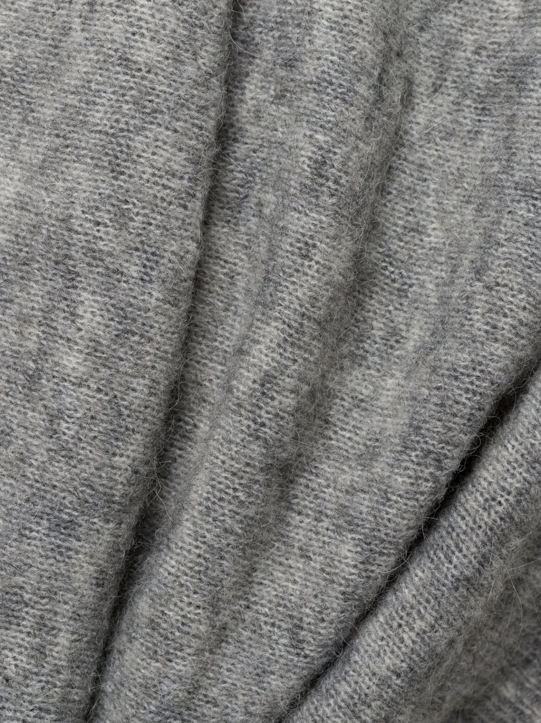 Msch Copenhagen Damen Strickpullover mit Alpakaateil - MSCHFestina Hope in grau