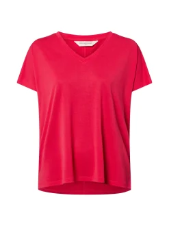 Msch Copenhagen Damen T-Shirt - MSCHFenya in himbeer