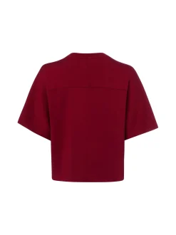 Msch Copenhagen Damen T-Shirt - MSCHMaelee in bordeaux
