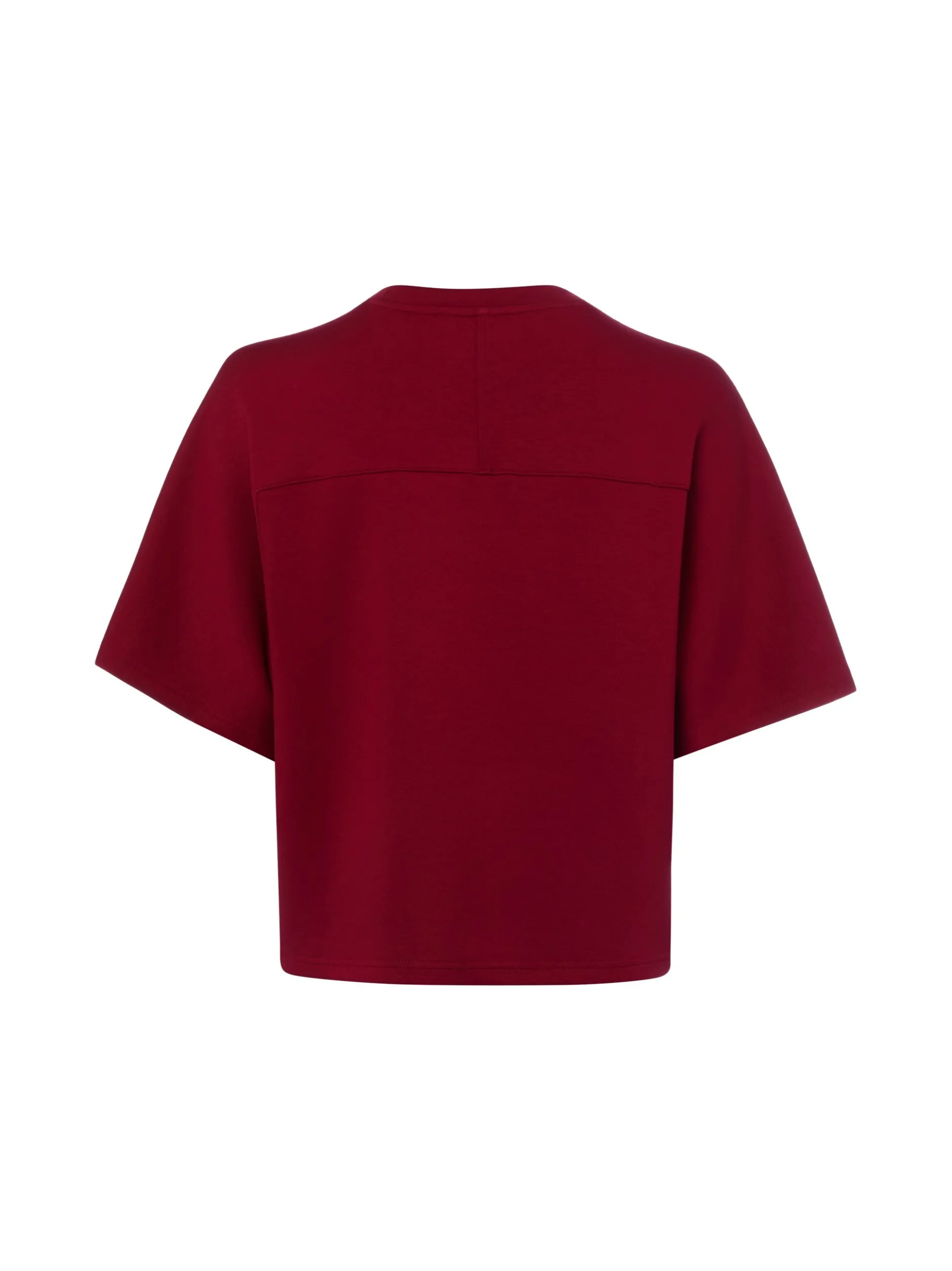 Msch Copenhagen Damen T-Shirt - MSCHMaelee in bordeaux