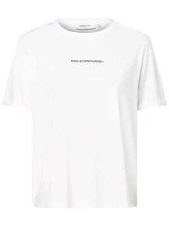 Msch Copenhagen Damen T-Shirt - MSCHTerina in weiß