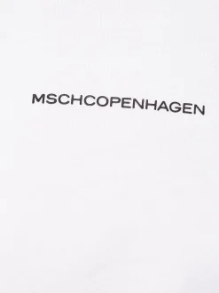 Msch Copenhagen Damen T-Shirt - MSCHTerina in weiß