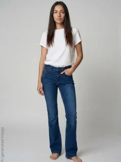 Mustang Damen Jeans in medium stone
