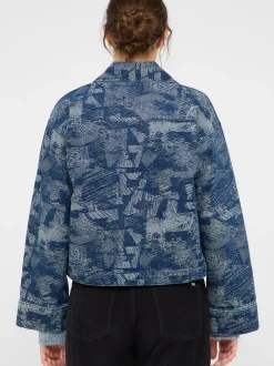 Mustang Damen Jeansjacke in medium stone