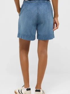 Mustang Damen Jeans Shorts in medium stone