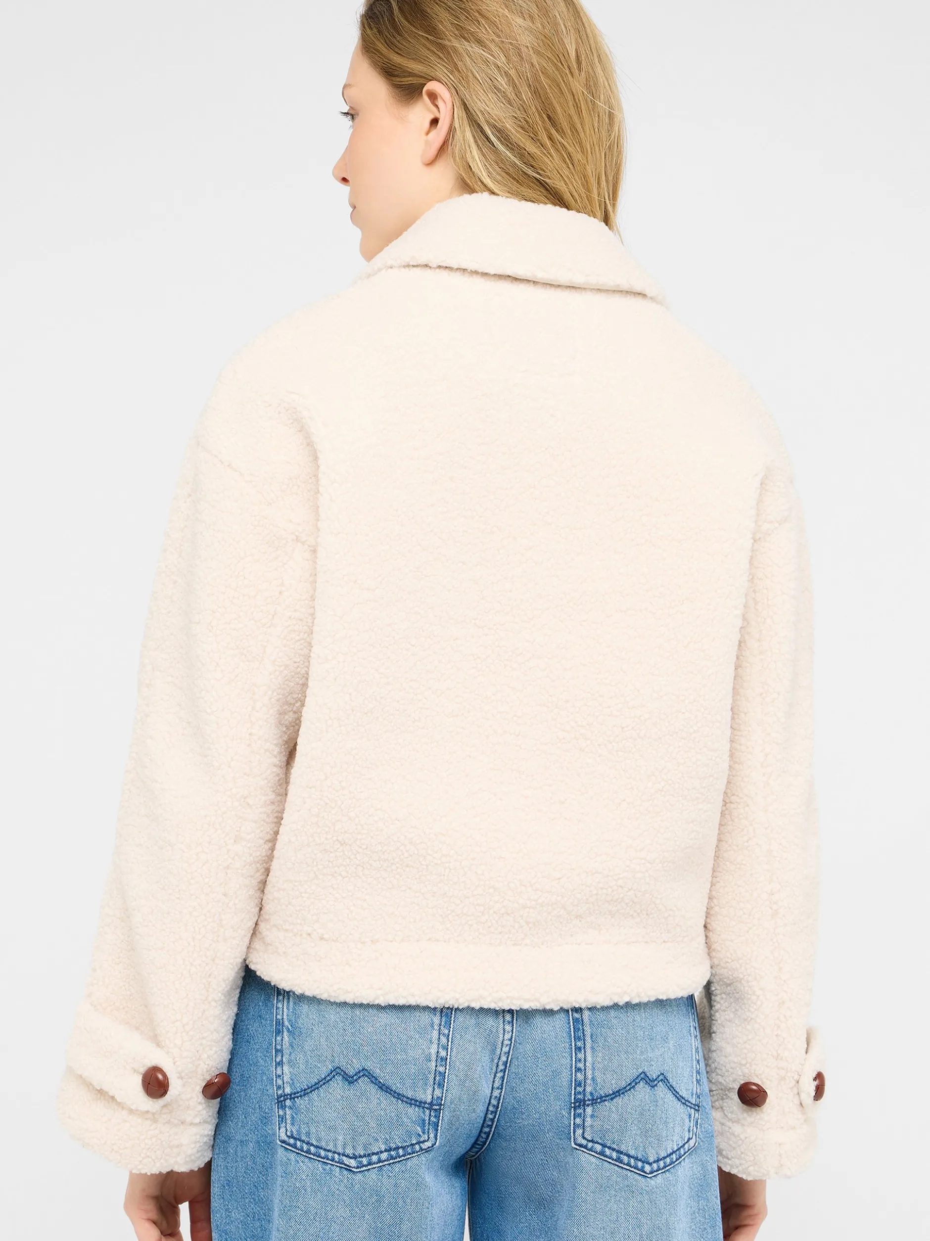 Mustang Damen Kastenjacke in ecru