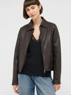 Mustang Damen Langarmshirt in schwarz - Ärmel: langarm