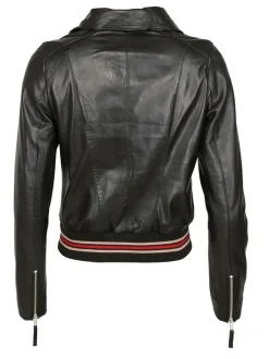 Mustang Damen Lederjacke in schwarz