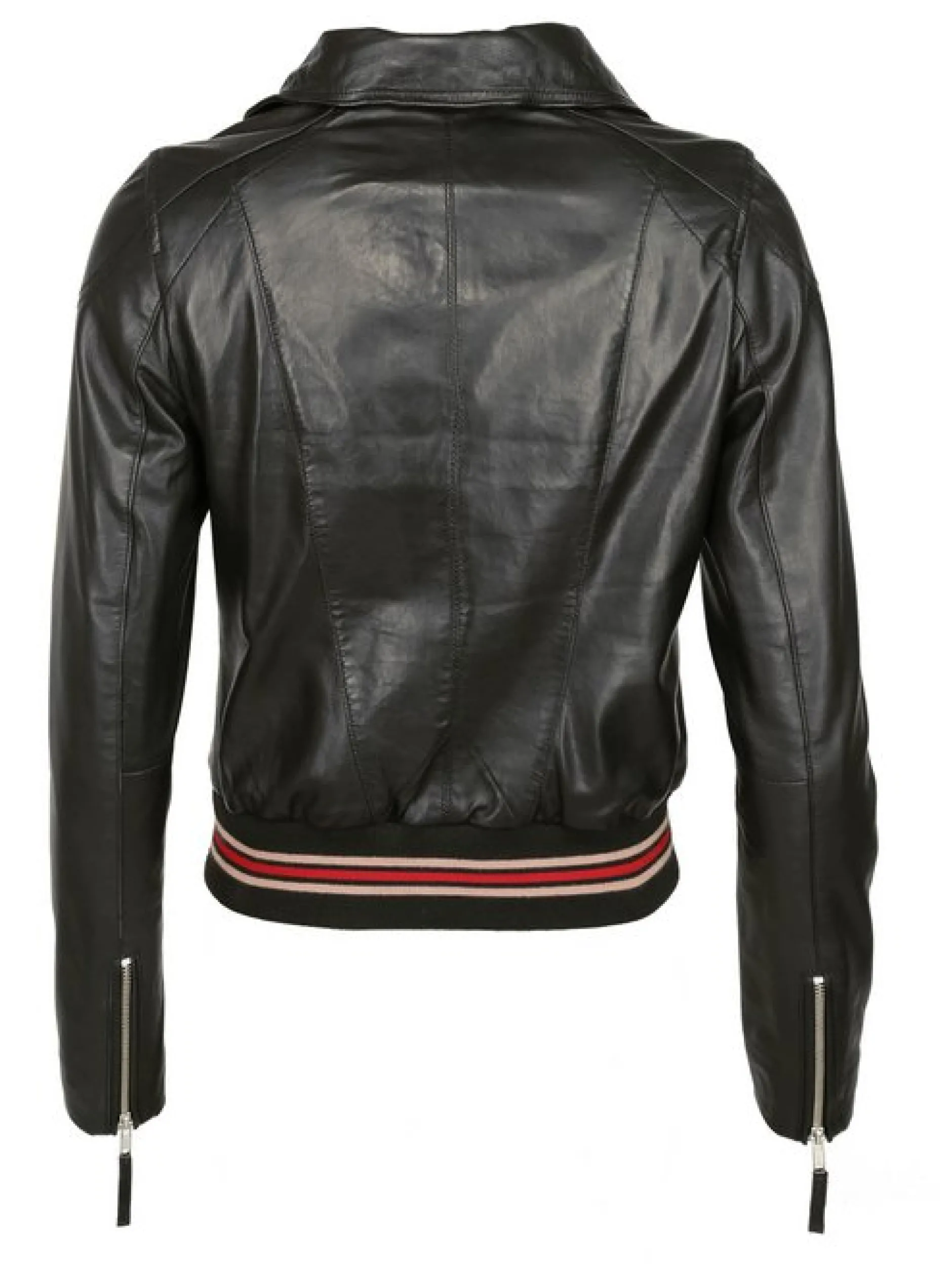 Mustang Damen Lederjacke in schwarz