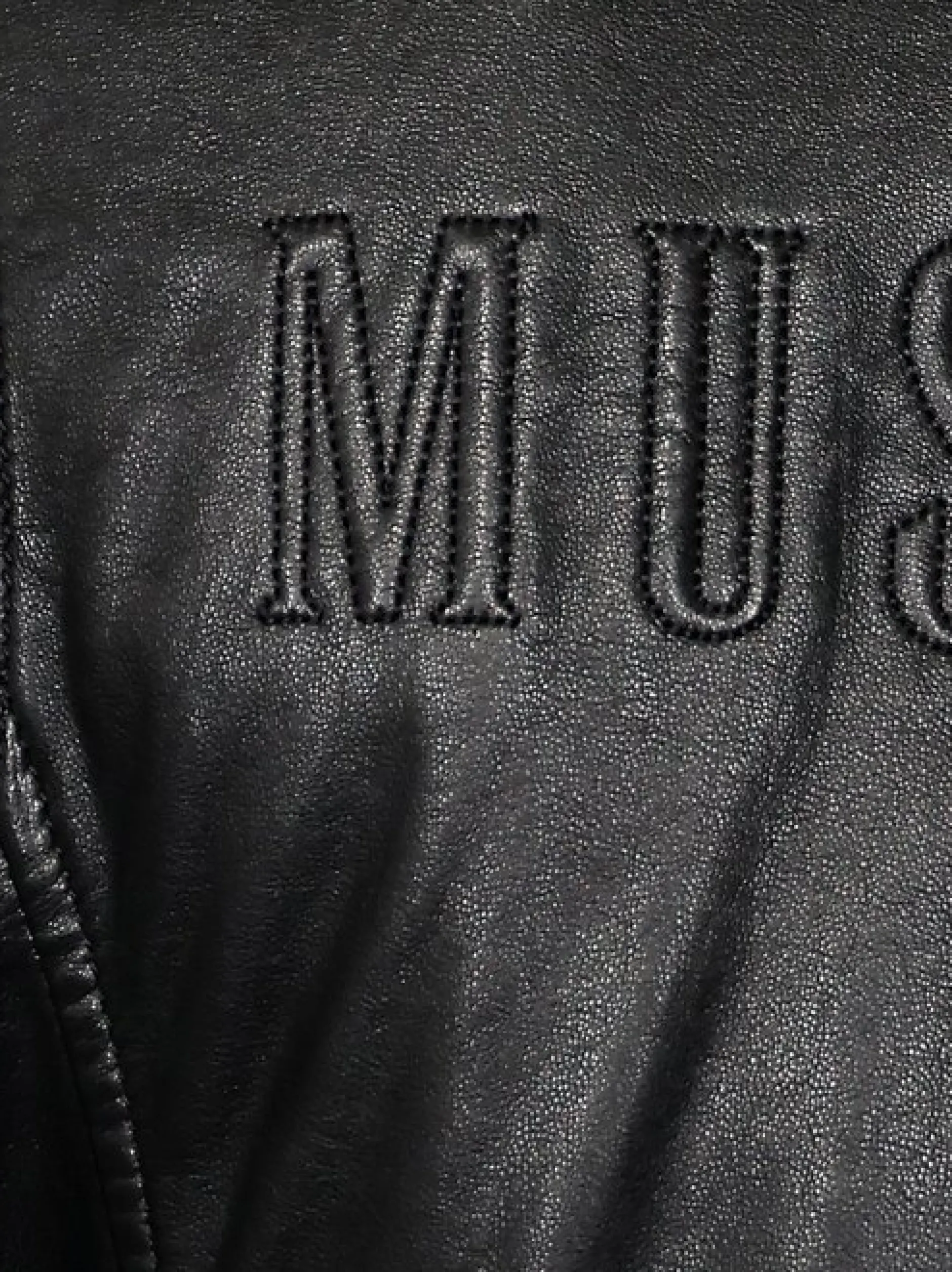 Mustang Damen Lederjacke in schwarz