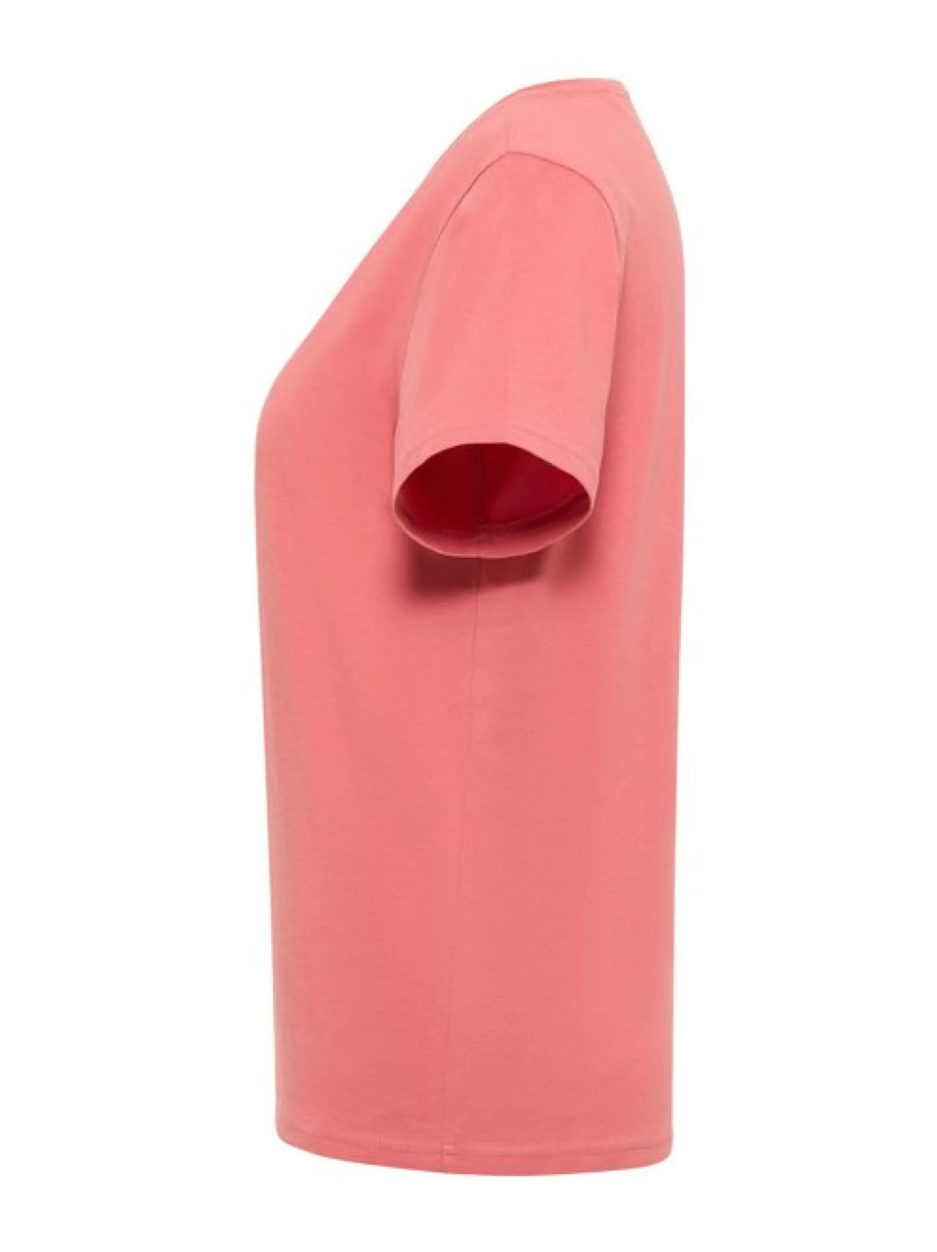 Mustang Damen T-Shirt in rosa - Ausschnitt: Rundhals