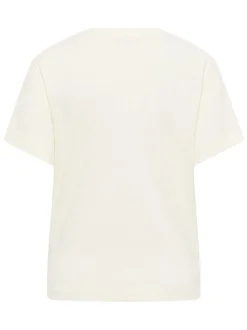 Mustang Damen T-Shirt in weiß - Ausschnitt: Rundhals