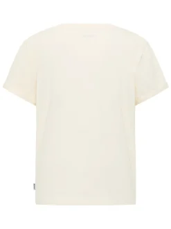 Mustang Damen T-Shirt in weiß - Ausschnitt: Rundhals