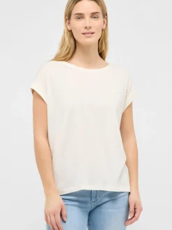 Mustang Damen T-Shirt in weiß - Ausschnitt: Rundhals