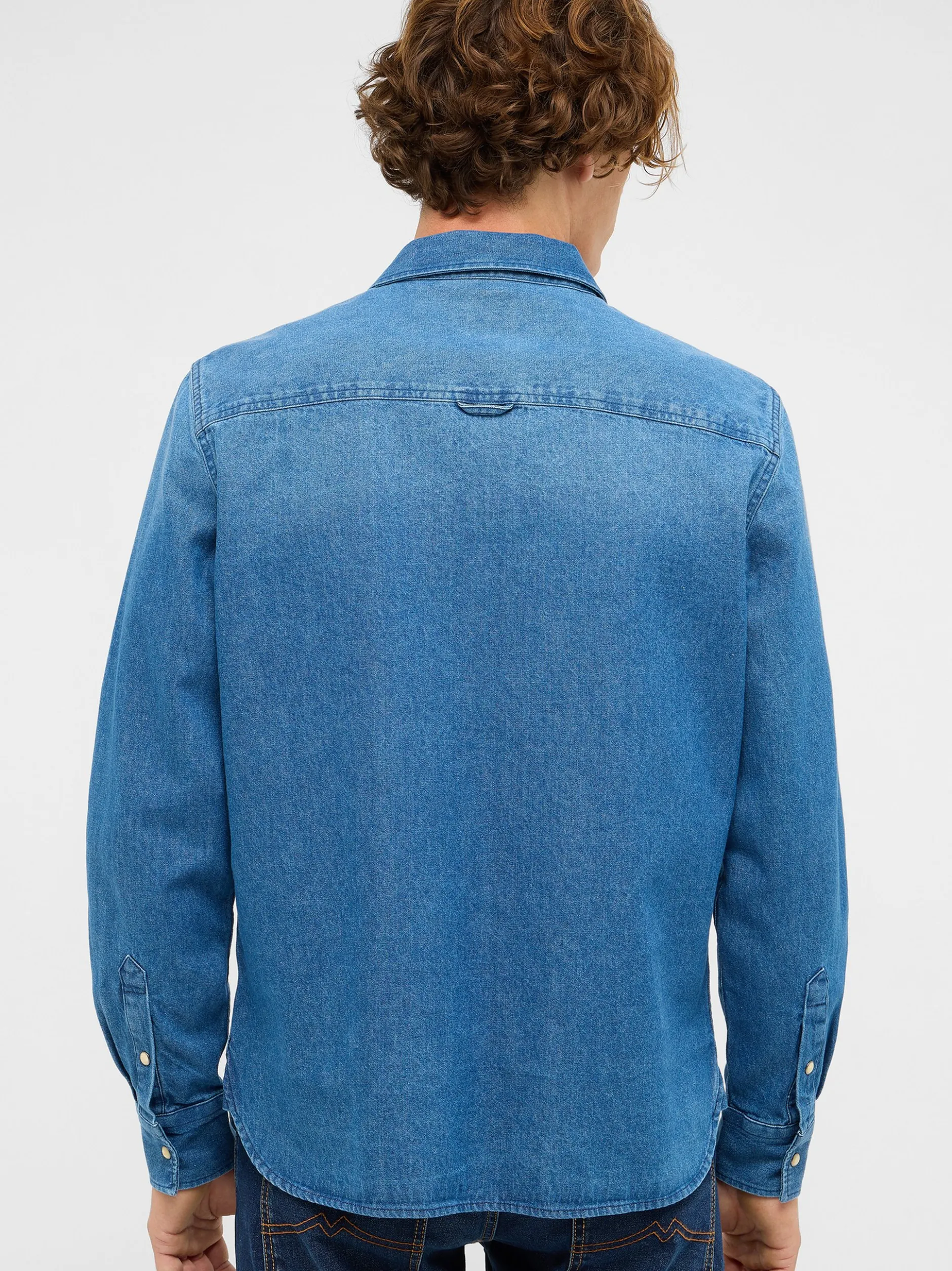 Mustang Herren Hemd in light stone