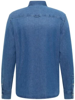 Mustang Herren Hemd in light stone