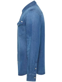 Mustang Herren Hemd in light stone