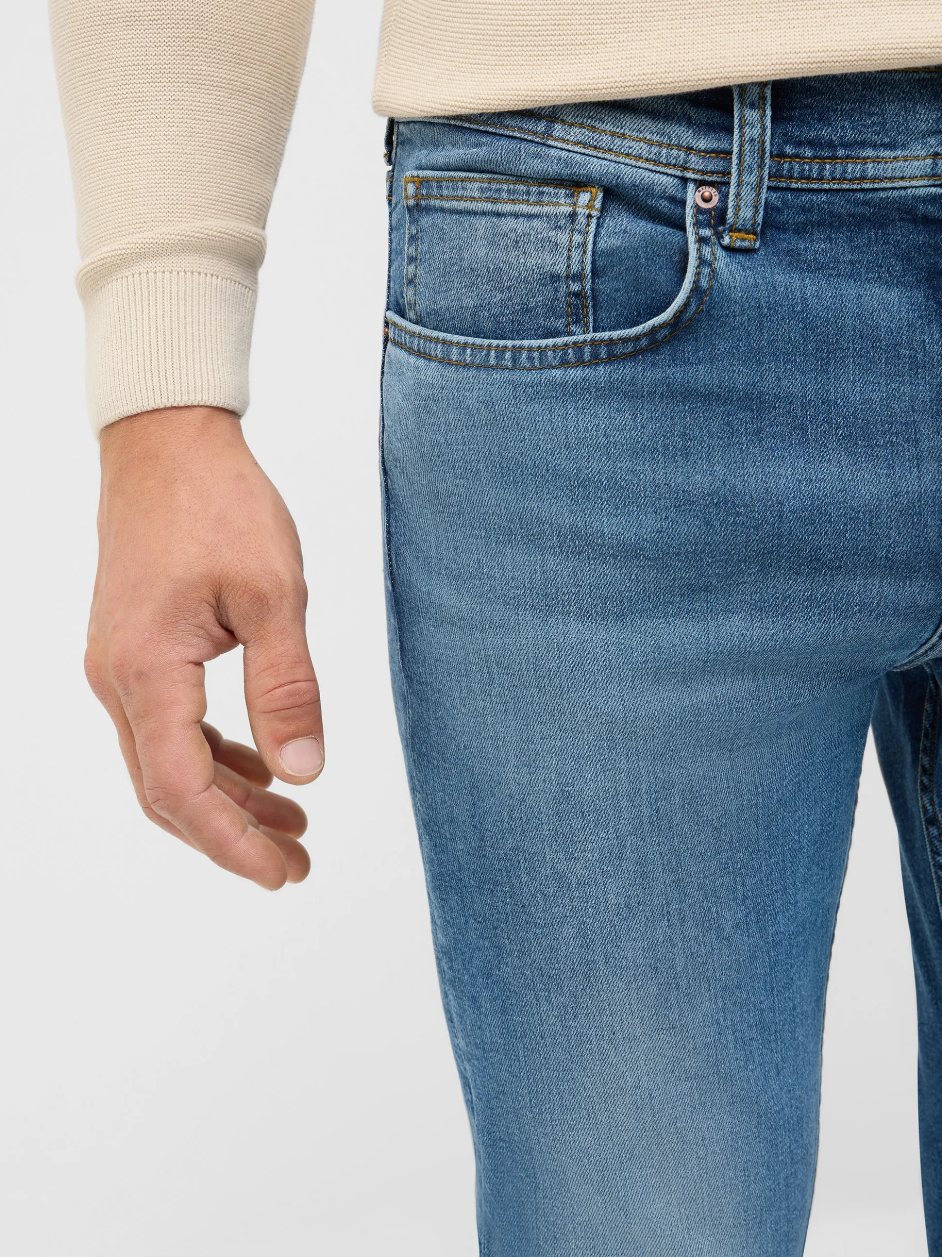 Mustang Herren Jeans in light stone