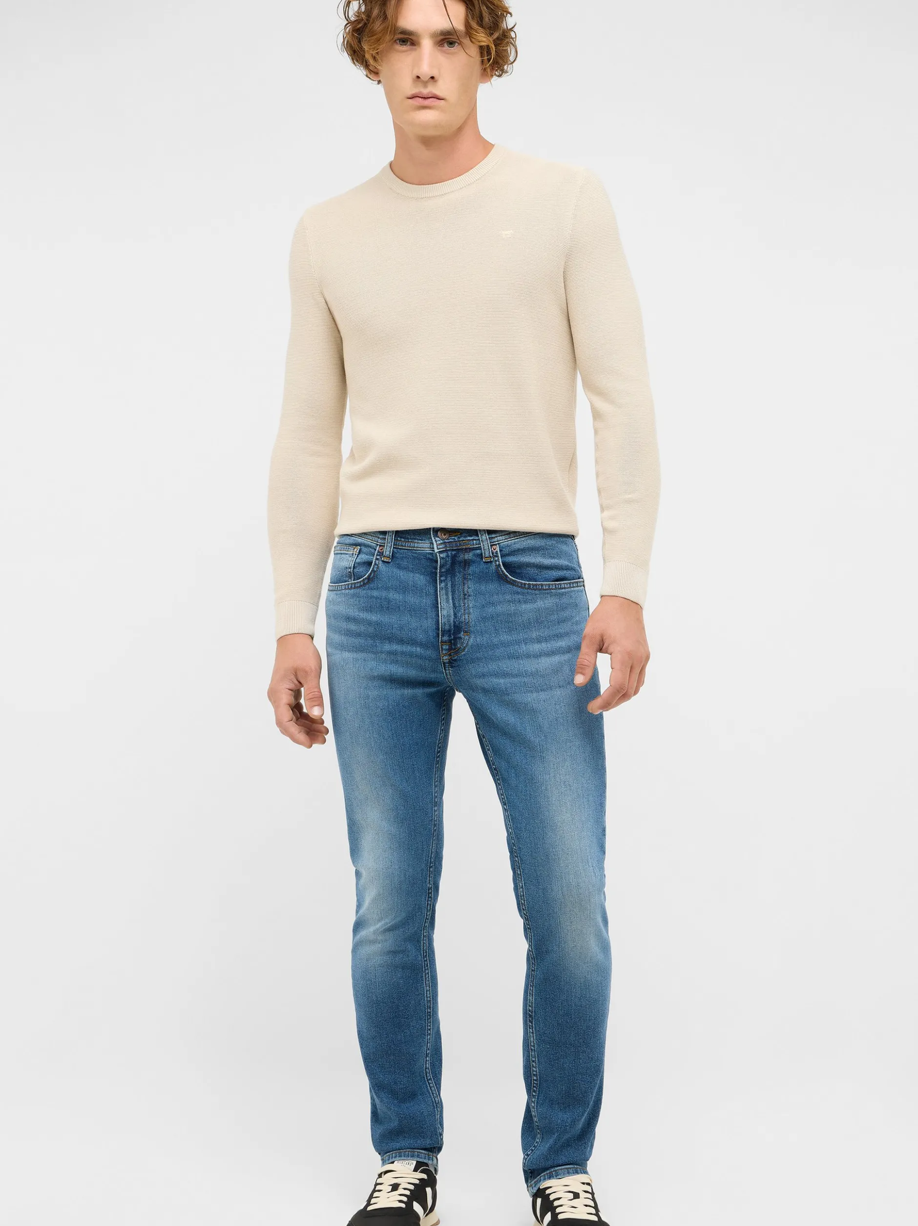 Mustang Herren Jeans in light stone