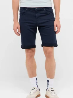 Mustang Herren Jeansshorts in schwarz