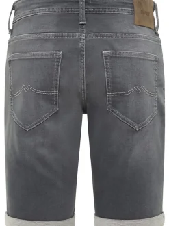 Mustang Herren Jeansshorts in schwarz
