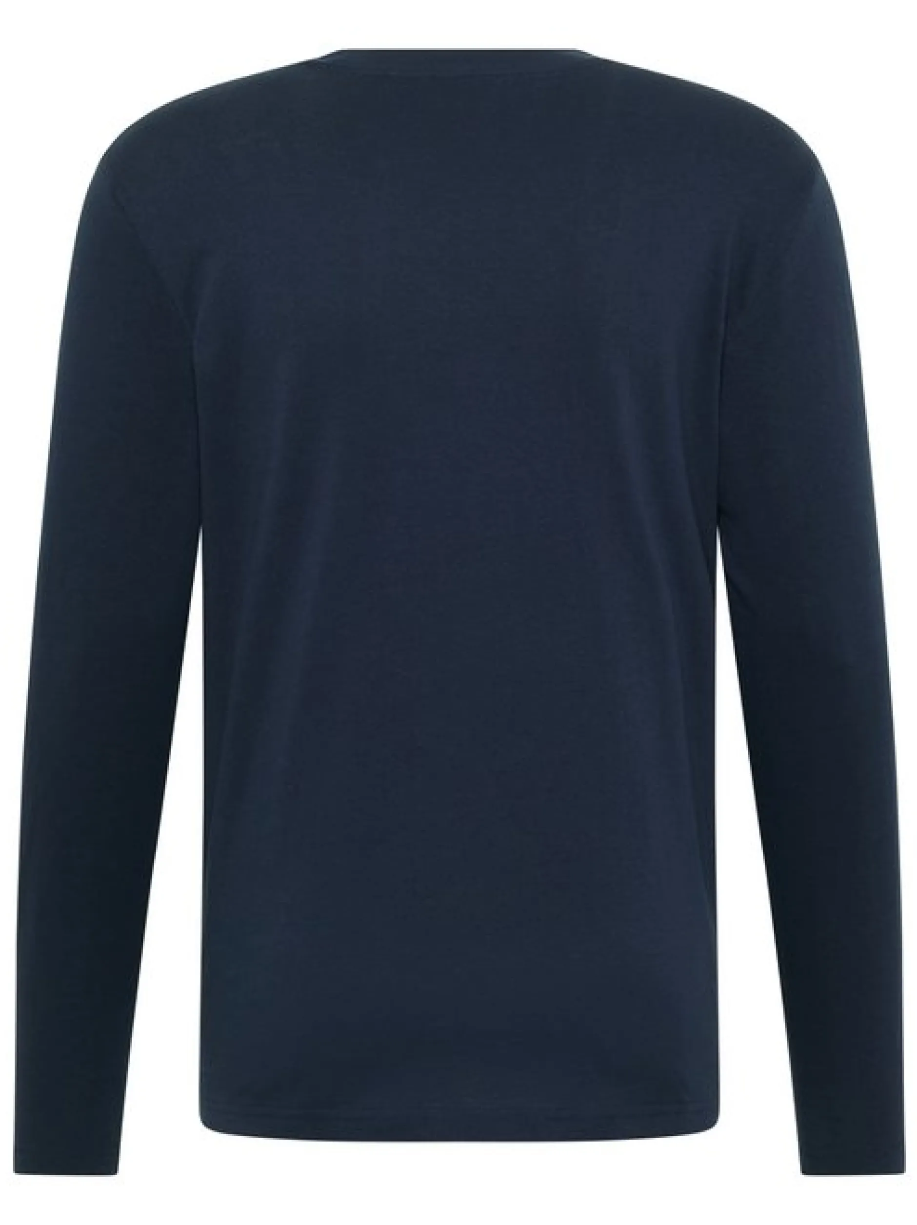 Mustang Herren Langarmshirt in blau - Ärmel: langarm