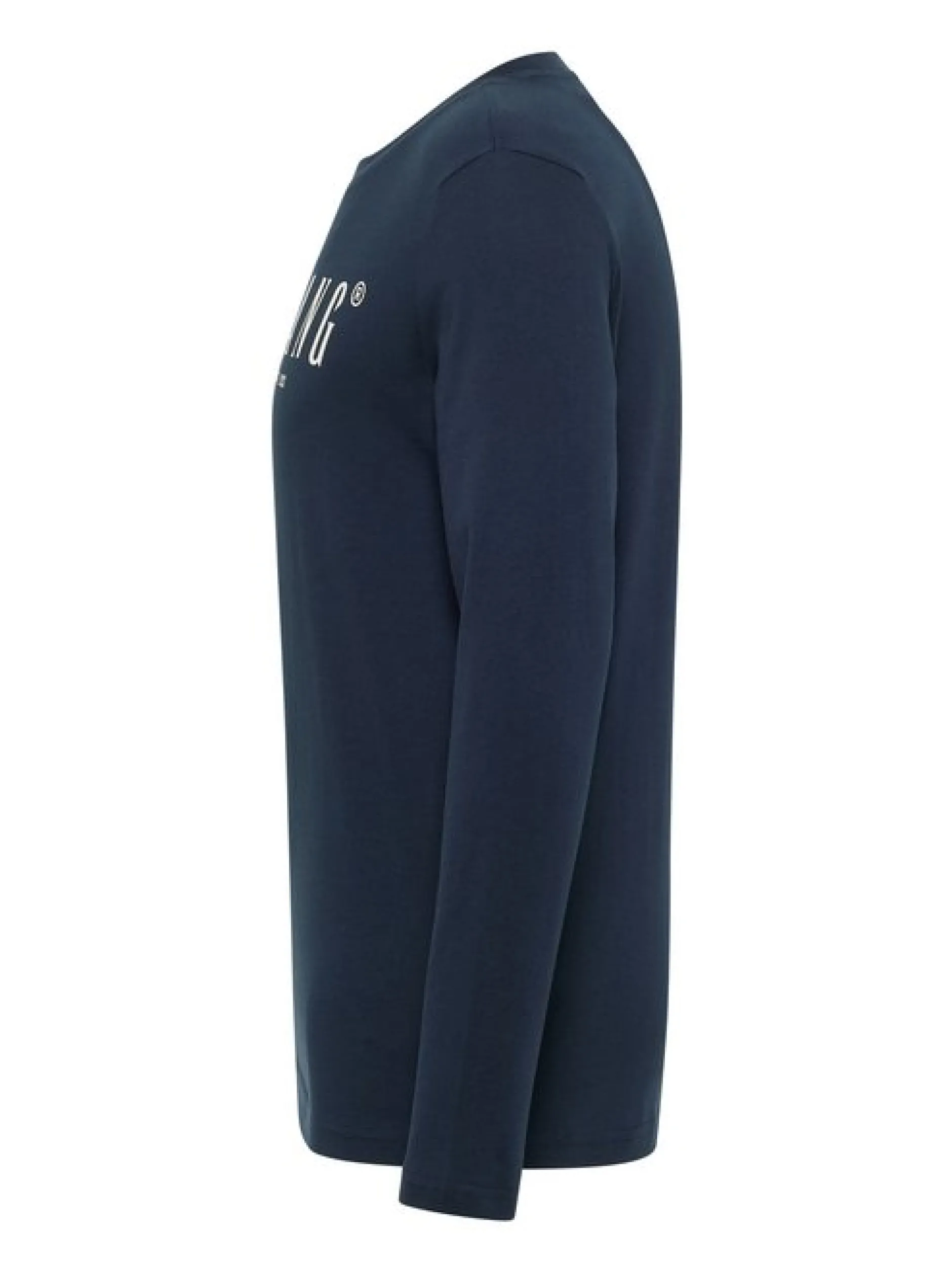 Mustang Herren Langarmshirt in blau - Ärmel: langarm