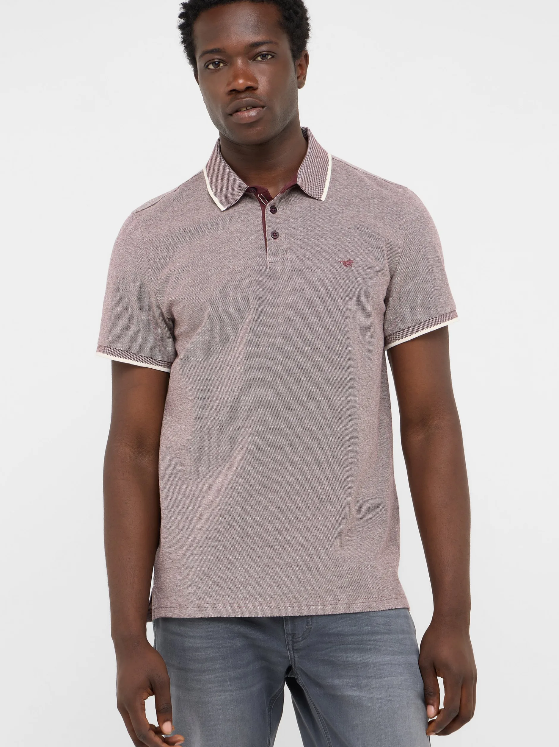 Mustang Herren Poloshirt in braun