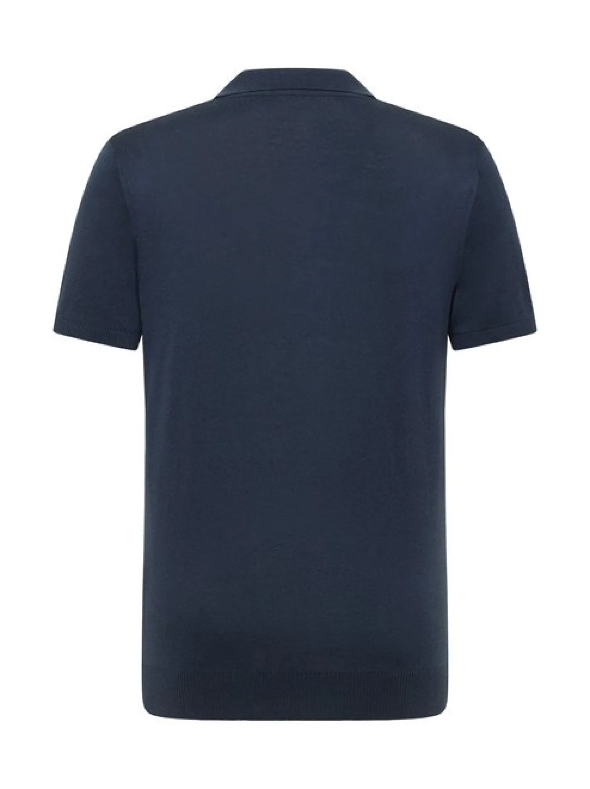 Mustang Herren Shirt in blau - Ausschnitt: V-Ausschnitt